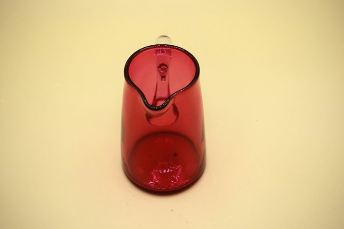 Vintage Small Cranberry Creamer