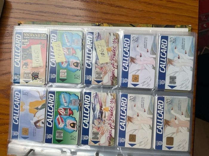 Vintage collectible cards call cards Irish at 1 euro each postage extra 1.50 per envelope or large one 2.85