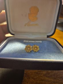 Vintage Small Flowers Earrings