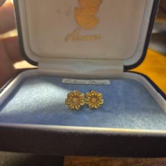Vintage Small Flowers Earrings