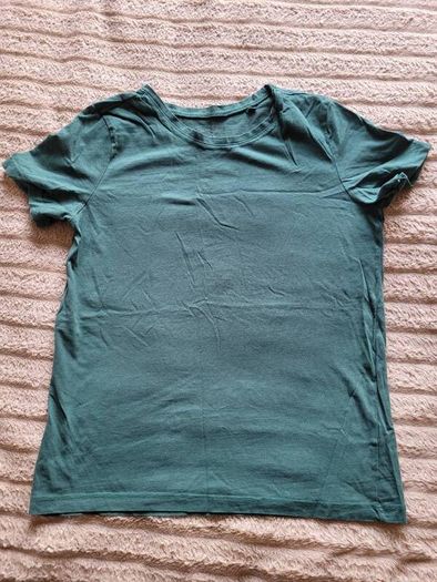 Sinsay Sleepwear Forest Green T-Shirt / Pyjama Top