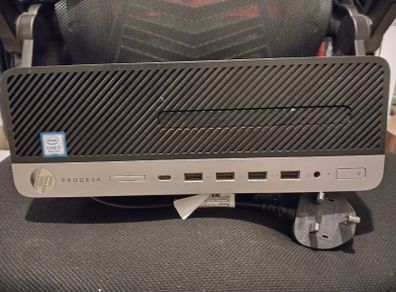 HP ProDesk 600 G4 SFF (i5 8th Gen) and power cable