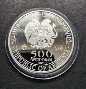 2025  1 oz Silver Noahs Ark Coin .999