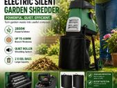 Electric Silent Garden Shredder 2800W with 2 x 60L Collection Bags