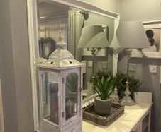 Stunning white mirror