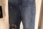 New Look Tori cropped length jeans size 14