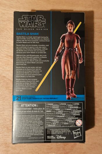 Star Wars Bastila Shan 6" Scale Black Series New & Unopened