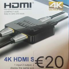 HDMI Splitter for Dual Monitors.