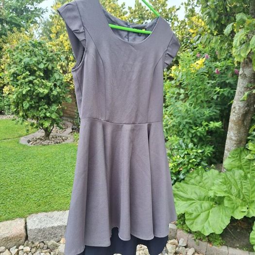 Grey Lined Dress - Size 10