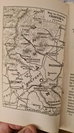 The Unbroken Line. H. Warner Allen. Along The French Trenches From. Switzerland To The North Sea. Hardback In Good Condition.