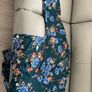 Green Floral Wrap Blouse Image 4