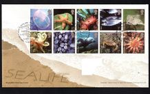 2007 Great Britain Sealife Commemorative Stamps First Day Cover (FDC)
