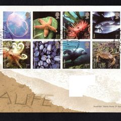 2007 Great Britain Sealife Commemorative Stamps First Day Cover (FDC)