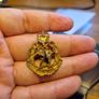 Vintage Military Bi-Metal Royal Army Dental Corps Officers Badge Image 6