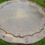 Antique Large 34"  Eastern Brass Tray Table Top Handmade Image 10