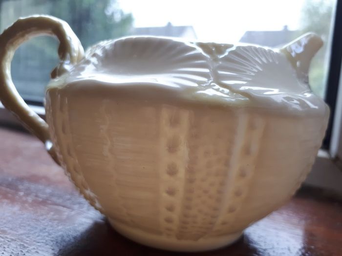VINTAGE Belleek China,  22 piece  vintage Tea Set (Green Mark)