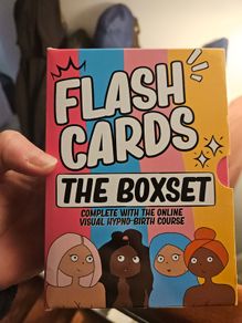 Labour hypnobirthing flashcards