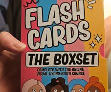 Labour hypnobirthing flashcards