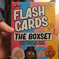 Labour hypnobirthing flashcards