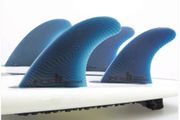 FCS II Medium Performer Neo Glass Tri-Quad Surfboard Fins - Pacific