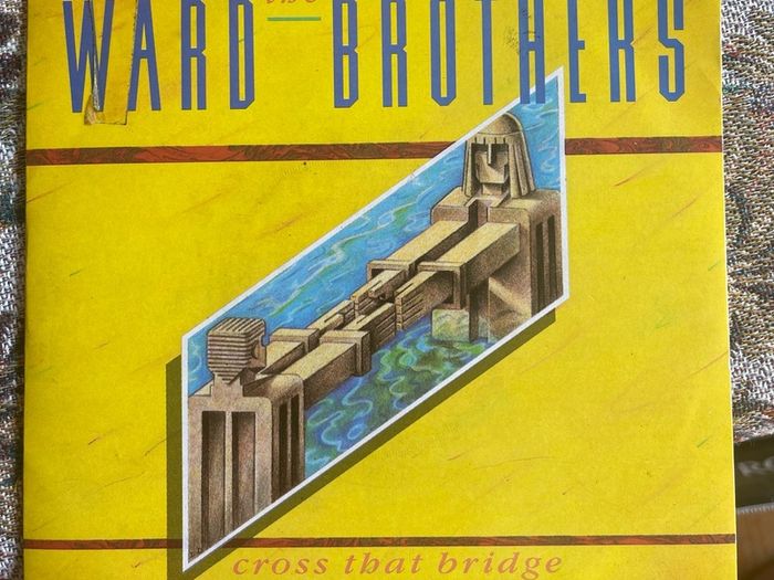 The ward brothers Cross that bridge picture sleeve vinyl record single in vg+ condition