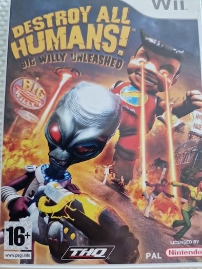 Destroy All Humans Big Willy Unleashed Nintendo Wii Games Original