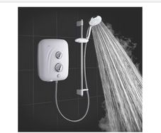 (New) Mira Elite Se White/chrome 9.8kw Silent Pumped Electric Shower