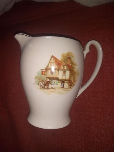Beautiful Vintage Porcelain A. Merkin Jug