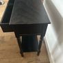 Black Hall / Console Table  2 Drawers Image 3