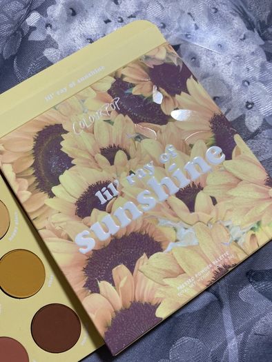 Colourpop lill ray of sunshine eyeshadow palette