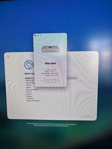 Apple 2023 MacMini M2 (Excellent Condition)