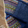 Espadrille sandals Geox blue suede sequin boho style new size 6 Image 8