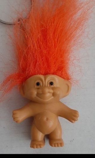 vintage troll mini keyring