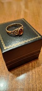 NEW 9ct Gold and Garnet Ring