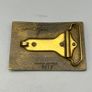 John Wayne Solid Brass Vintage Belt Buckle Johnson and Held Limited Edition Image 2