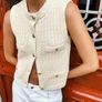 Zara knitted waistcoat size s bnwt Image 6