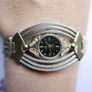Pretty Vintage Potencial Ladies Quartz Watch With Rhinestone Bracelet Band Works well Image 7
