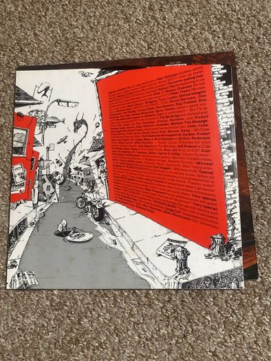 MSG vinyl. "Save yourself"