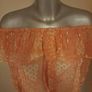 River Island orange golden off shoulder dressy top size UK8 Perfect condition Postage included Image 6