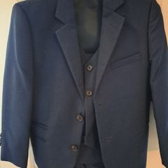 beautiful boys 3 piece navy suit