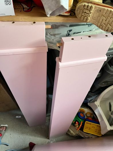IKEA Busunge Extendable Toddler Bed - Pink