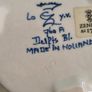 DELFT Small Teapot & Warmer Stand Zenith A 1749 760A Blue Floral RARE Vtg Image 10