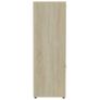 Book Cabinet Sonoma Oak 90x30x90 cm Chipboard Image 6