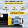400W Electric Wire Stripping Machine, 1.5-38mm Portable Automatic Wire Stripper, Cable Benchtop Wire Stripping Machine with 10 Blades for Scrap Copper Image 5