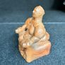 Handmade Clay Catal Huyuk Mother Goddess Figurine Image 2