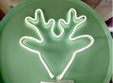 Light Up Neon Stag/ Reindeer Christmas Decoration