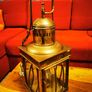 Vintage brass ceiling light Image 2
