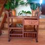 Wooden tea trolley / serving cart Image 4