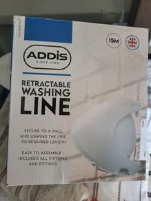 Retractable Washing Line 15m