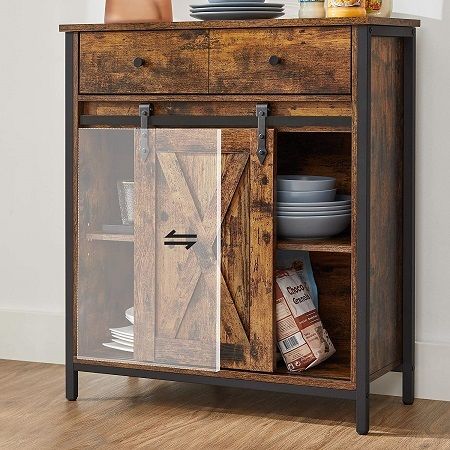 New Vintage Kitchen Living Room Cabinet - FREE P&P